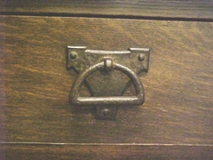 Drawer pull detail.